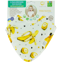 Слинявчик Еко Пупс Eco Cotton бандана 21x30 (банани) (BEC-017)