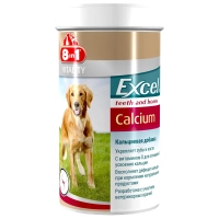 Вітаміни для собак 8in1 Кальцій 1700 таблеток (4048422115564)