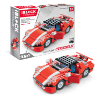 Конструктор iBlock Мульті models Машинка червоно-біла (PL-920-32)
