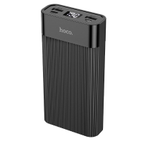 Батарея універсальна Hoco 20000mAh Input:Type-C/Micro-USB, Output:USB-A*2(2A Max), Black (J85 / 00000091710)