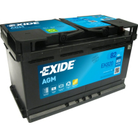 Акумулятор автомобільний EXIDE START-STOP AGM 82Ah Ев (-/+) (800EN) (EK820)