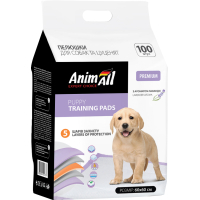 Пелюшки для собак AnimAll 60х60 см з ароматом лаванди 100 шт (4820224500737)
