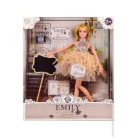 Лялька Emily шарнірна з аксесуарами (QJ090)