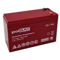 Батарея до ДБЖ polBAT AGM 12V-9Ah (PB-12-9-A)