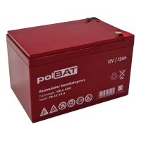Батарея до ДБЖ polBAT AGM 12V-12Ah (PB-12-12-A)