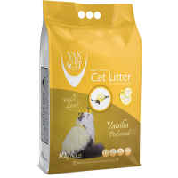 Наповнювач для туалету Van Cat Super Premium Quality Vanilla Бентонітовий грудкувальний 10 кг (8699245856392)