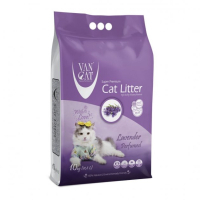 Наповнювач для туалету Van Cat Super Premium Quality Lavender Бентонітовий грудкувальний 10 кг (8699245857429)