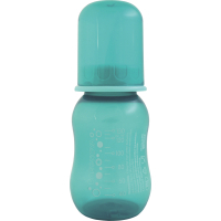 Пляшечка для годування Baby-Nova пластикова 125 мл Зелена (3966350)