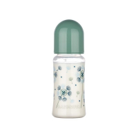 Пляшечка для годування Baby-Nova пластикова Decor Green 300 мл (3966382)