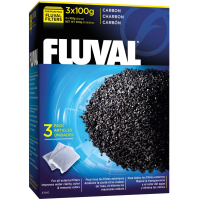 Наповнювач для акваріумного фільтра Fluval FL вугілля 3х100 г (015561114400)