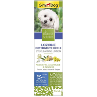 Лосьйон для тварин GimDog Natural Solutions GimDog для догляду за гігієною очей 50 мл (4002064504841)