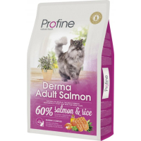 Сухий корм для кішок Profine Cat Derma з лососем і рисом 10 кг (8595602517770)