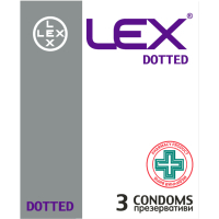 Презервативи Lex Condoms Dotted 3 шт. (4820144771620)