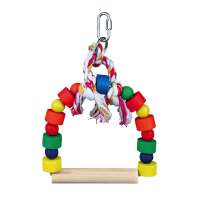 Іграшка для птахів Trixie Гойдалка з мотузкою 13х19 см (4011905058283)