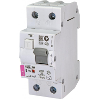 Диференціальний автоматичний вимикач ETI_ KZS-2M B 16/0,03 тип AC (10kA)