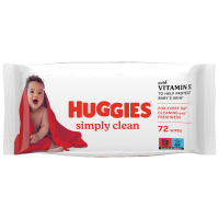 Дитячі вологі серветки Huggies Simply Clean 72 шт (5029053582238)