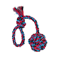 Іграшка для собак Trixie М'яч плетений з ручкою 30 см (4011905032689)