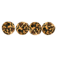 Іграшка для котів Trixie М'ячики хутряні леопард 3.5 см (набір 4 шт.) (4011905041094)