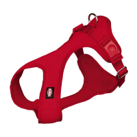 Шлея для собак Trixie Soft м'яка XS-S 30-45 см/15 мм червона (4047974162637)