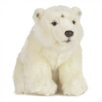М'яка іграшка Keycraft Білий ведмідь Малий 30 см (6337362)