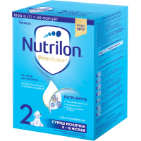 Дитяча суміш Nutrilon 2 Premium+ молочна 1 кг (5900852047213)