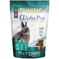 Корм для гризунів Cunipic Alpha Pro для кроликів з 6 місяців 500 г (8437013149556)