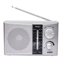 Портативний радіоприймач N'oveen PR451 Silver (RL072909)