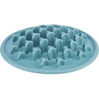 Посуд для котів Trixie Килимок Pillars Повільне годування d 35 см (блакитний) (4011905250380)