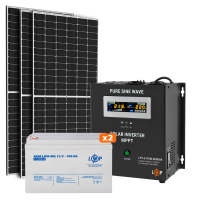 Сонячна електростанція LogicPower 1.5kW, 2.4kWh, mGel, 90 Ah (20324)