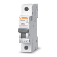 Автоматичний вимикач Videx RS6 RESIST 1п 50А 6кА С (VF-RS6-AV1C50)