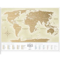 Скретч карта 1DEA.me Travel Map Gold World українська (13001)