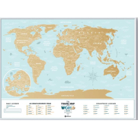Скретч карта 1DEA.me Travel Map Holiday Lagoon World (13052)