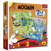 Настільна гра Trefl Лудо 2 в 1. Муми-тролли (Ludo 2 in 1: Moomin) (02208)
