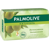 Тверде мило Palmolive Натурель Інтенсивне зволоження з екстрактом Оливи і зволожуючим молочком 150 г (8693495052764)