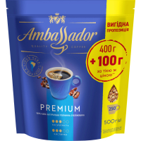 Кава AMBASSADOR Premium розчинна 500 г (am.53445)