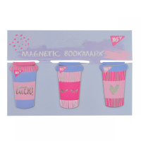 Закладки для книг Yes магнітні Cups, 3 шт (707001)