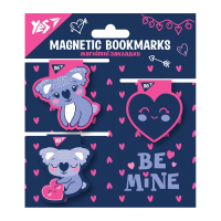 Закладки для книг Yes магнітні Hi, koala!, 3 шт (707732)