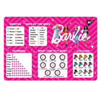 Підкладка настільна Yes Barbie англійська (492056)