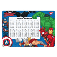 Підкладка настільна Yes Marvel.Avengers таблиця множення (492047)