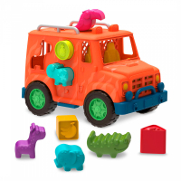 Розвиваюча іграшка Battat сортер - Вантажівка Сафарі (колір море) (VE1058Z)