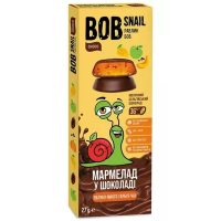 Мармелад Bob Snail Яблуко-манго-гарбуз-чіа в молочному шоколаді 27 г (4820219341239)
