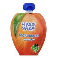 Дитяче пюре Чудо-Чадо Premium Персик без цукру 90 г (4820016254121)
