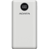 Батарея універсальна ADATA P20000QCD 20000mAh, PD/18W, QC/3.0, USB-C, USB*2, white (PB931040)