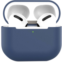 Чохол для навушників BeCover Silicon для Apple AirPods (3nd Gen) Deep Blue (707178)
