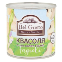 Овочева консервація Bel Gusto Квасоля біла ніжна 425 мл (4820204406844)