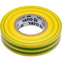 Ізоляційна стрічка Yato 20м х 15мм жовто-зелена (YT-81593)