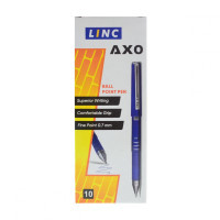 Ручка кулькова LINC AXO Roller 0,7 мм синя (410975)
