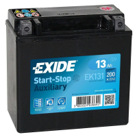 Акумулятор автомобільний EXIDE START STOP AUXILIARY 13Ah (+/-) (200CCA) (EK131)