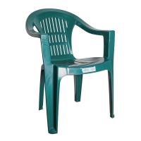 Крісло садове Irak Plastik Bahar Eko зелене (4683)