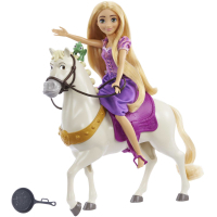 Лялька Disney Princess Набір з лялькою Рапунцель Принцеса з вірним другом Максимусом (HLW23)